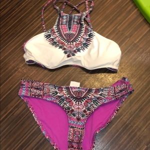 Reversible Two piece swim suit